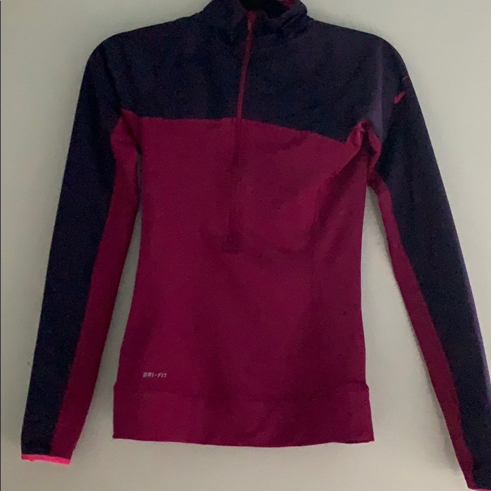 Nike dry-fit purple sweater.
